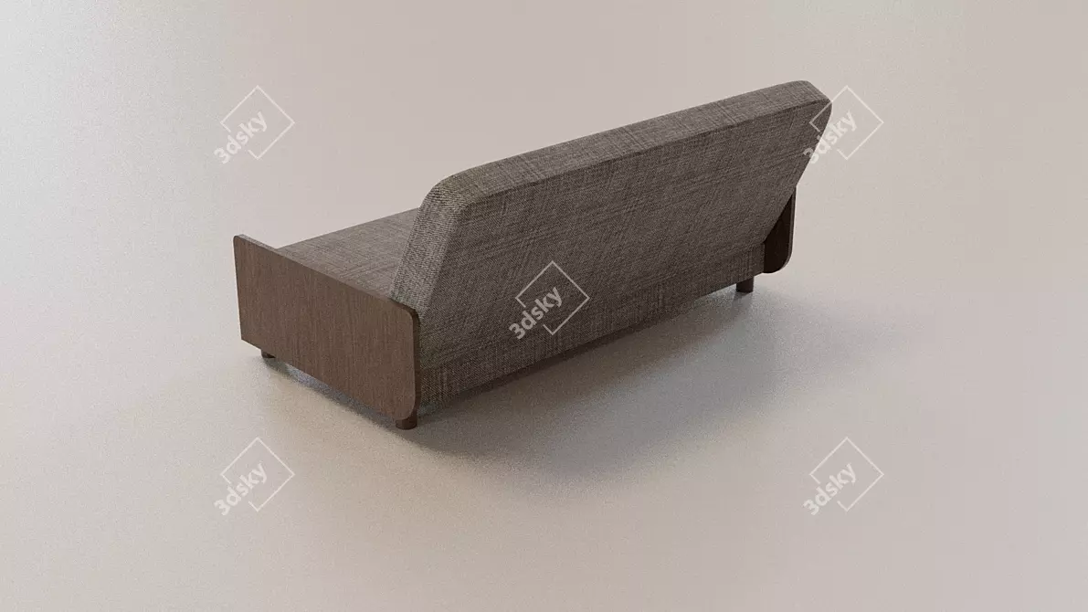  Soviet Chic Sofa 3D model image 3