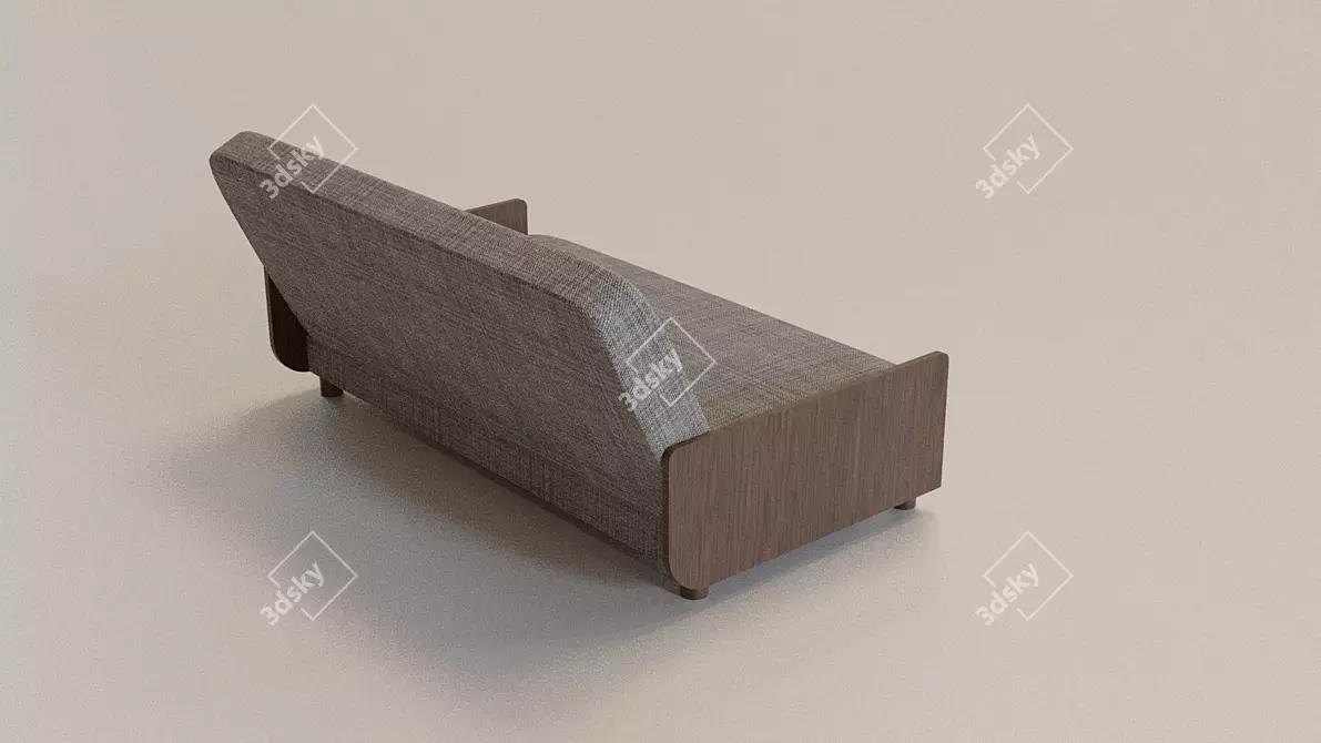 Soviet Chic Sofa 3D model image 4