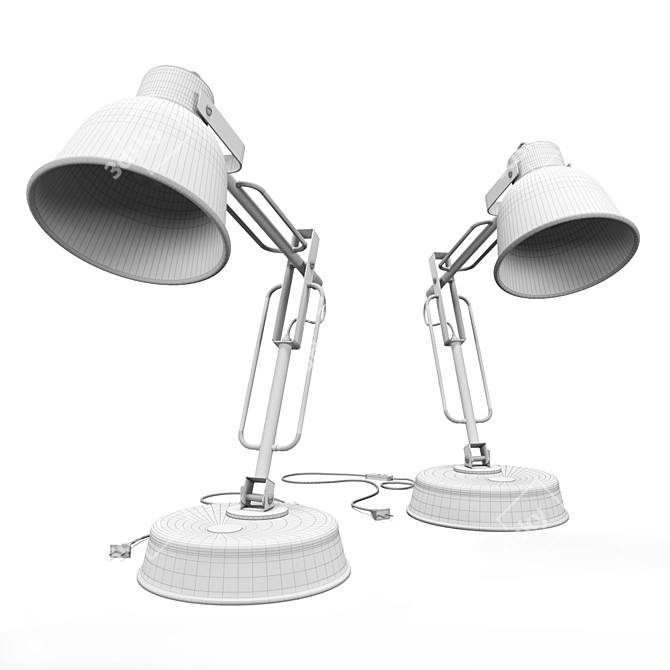 Scandi Pastel Desk Lamp 3D model image 4