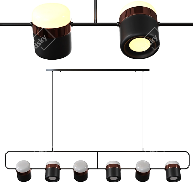 Radiant Glow: FIREFLY L Lamp 3D model image 2