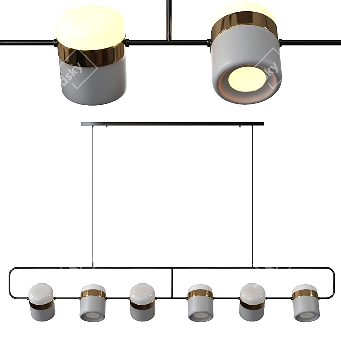 Radiant Glow: FIREFLY L Lamp 3D model image 3