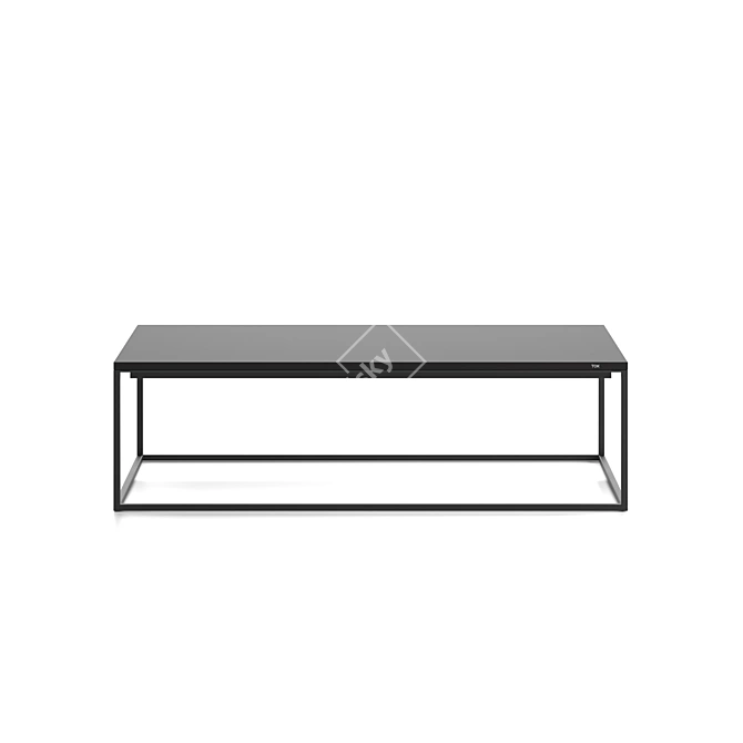 Modern Metal Coffee Table Series 3D model image 4