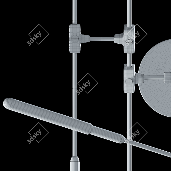 Dawn 10 Horizontal Pendant Light 3D model image 2