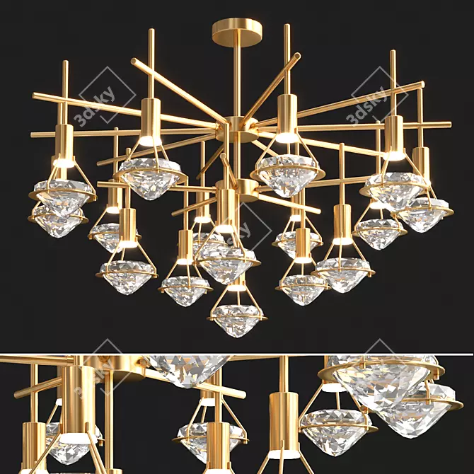 Glasgow CH Pendant Lamp 3D model image 3