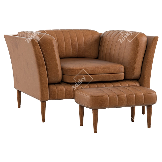 Sorensen Contemporary CM Sofa 3D model image 1