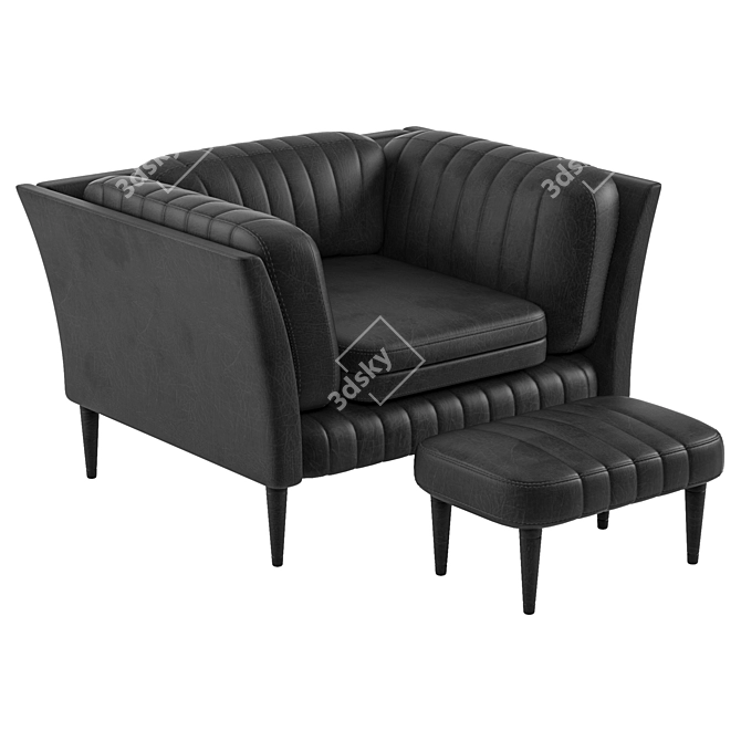 Sorensen Contemporary CM Sofa 3D model image 2