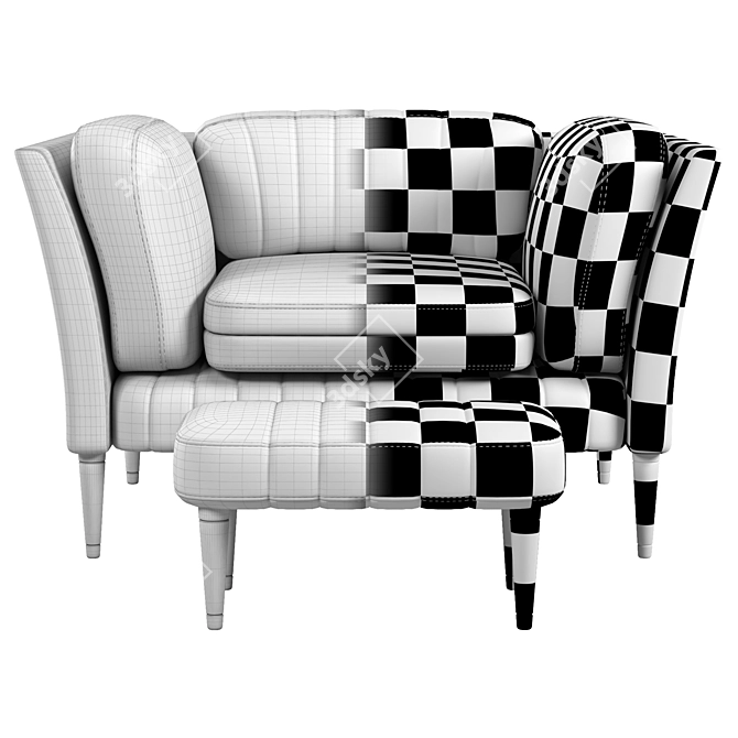 Sorensen Contemporary CM Sofa 3D model image 7