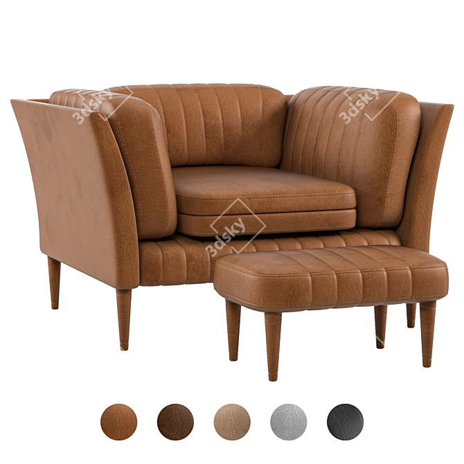 Sorensen Contemporary CM Sofa 3D model image 8