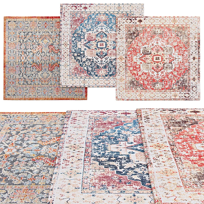 Square Rugs | 097 | Various Sizes 3D model image 1