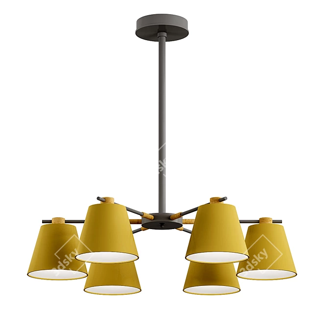 Natura 3D Model: High-Quality Design Lamps 3D model image 1