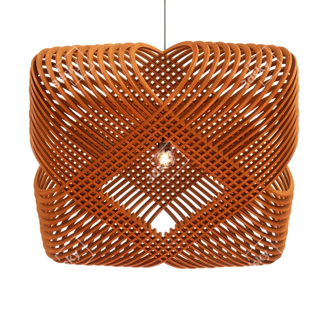 Elegant Ovals Hanglamp 3D model image 1