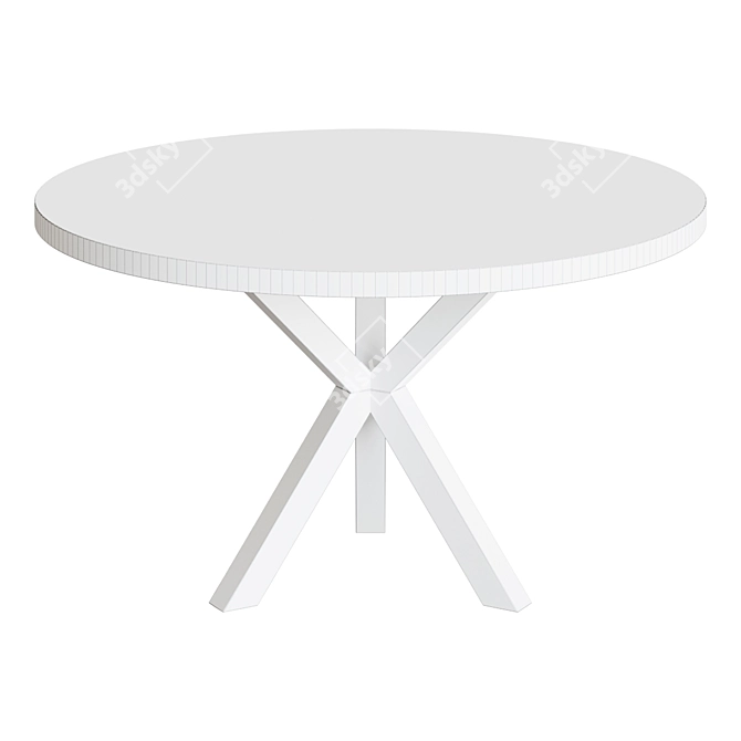 Swirl Loft Table 3D model image 2