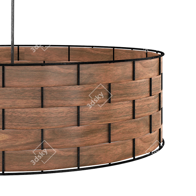 Kenroy Shaker Pendant: Stylish and Functional 3D model image 2