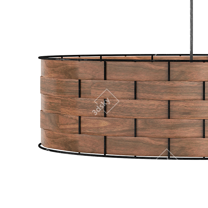 Kenroy Shaker Pendant: Stylish and Functional 3D model image 4