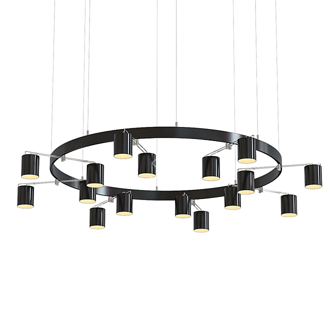 Elegant BALANCE 25 Lighting Fixture 3D model image 1