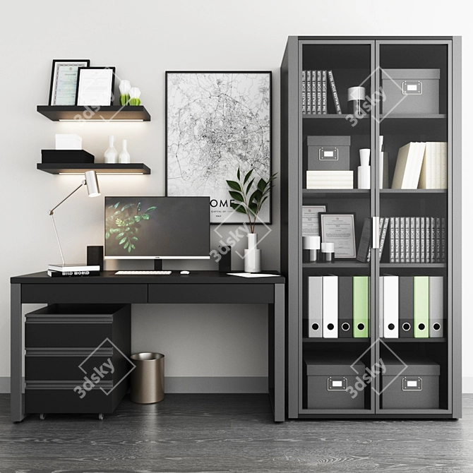 Versatile Workspace Solution 3D model image 1