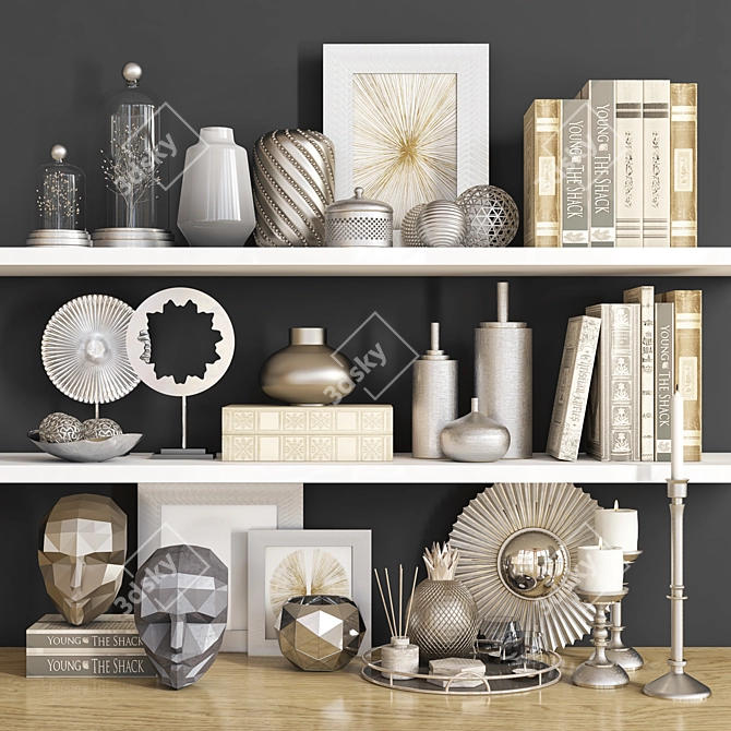 Adaptable Decorative Set 3D model image 1