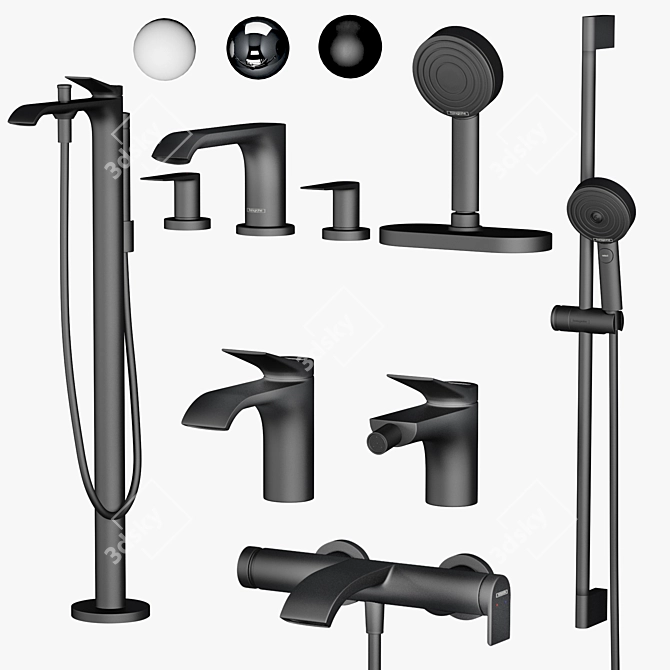 Vivenis Bathroom Set | Hansgrohe 3D model image 1