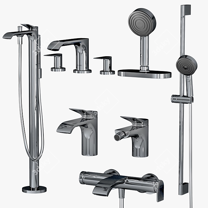 Vivenis Bathroom Set | Hansgrohe 3D model image 2