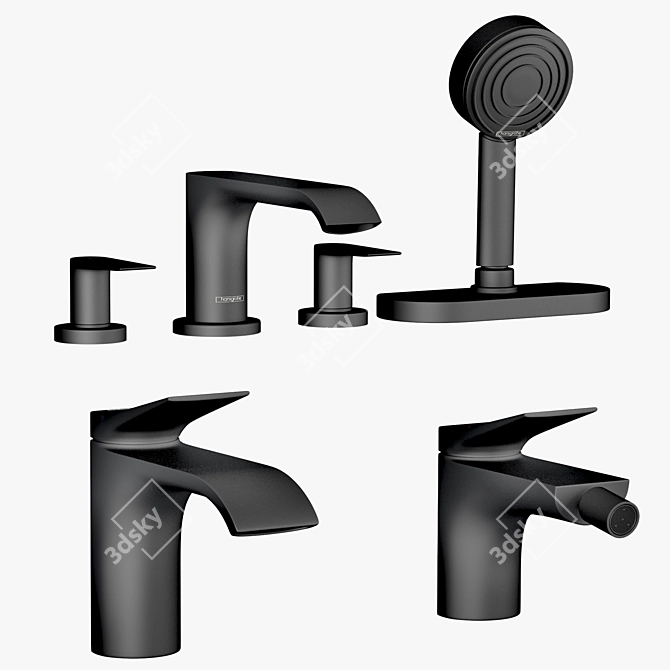 Vivenis Bathroom Set | Hansgrohe 3D model image 4