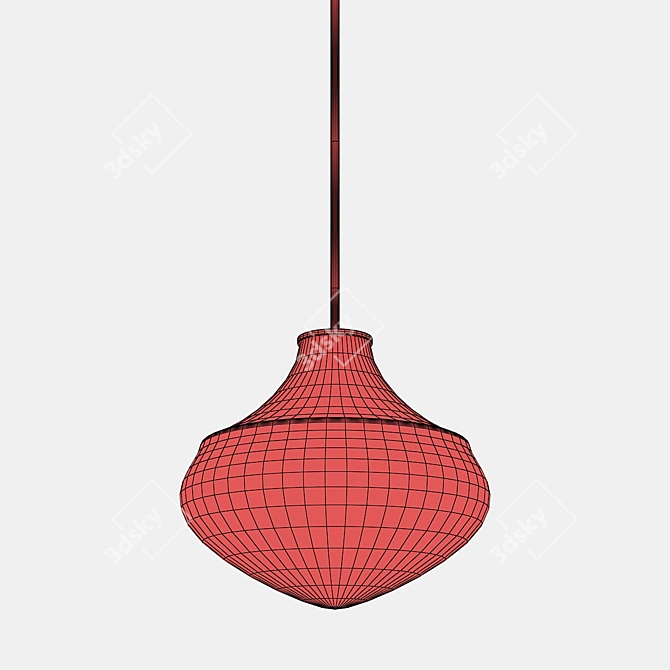 Vintage Circus Pendant Lights 3D model image 5