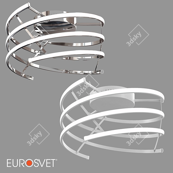 Eurosvet Breeze LED Ceiling Light 3D model image 1