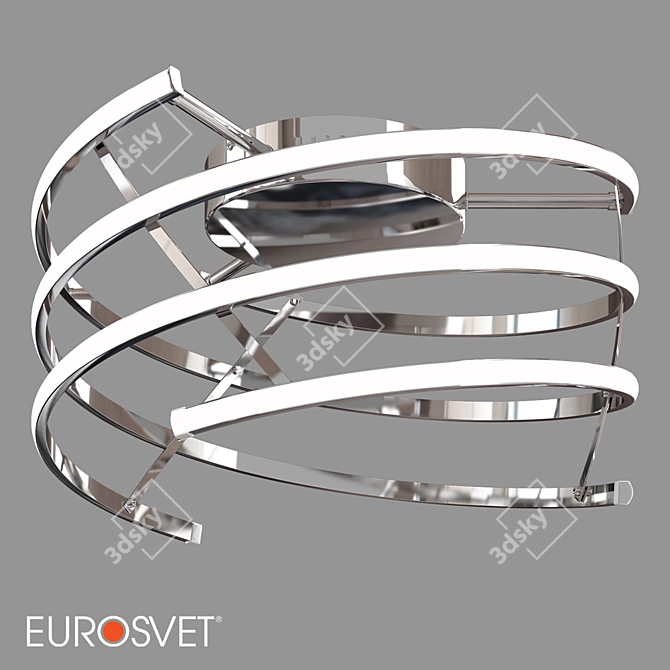 Eurosvet Breeze LED Ceiling Light 3D model image 3