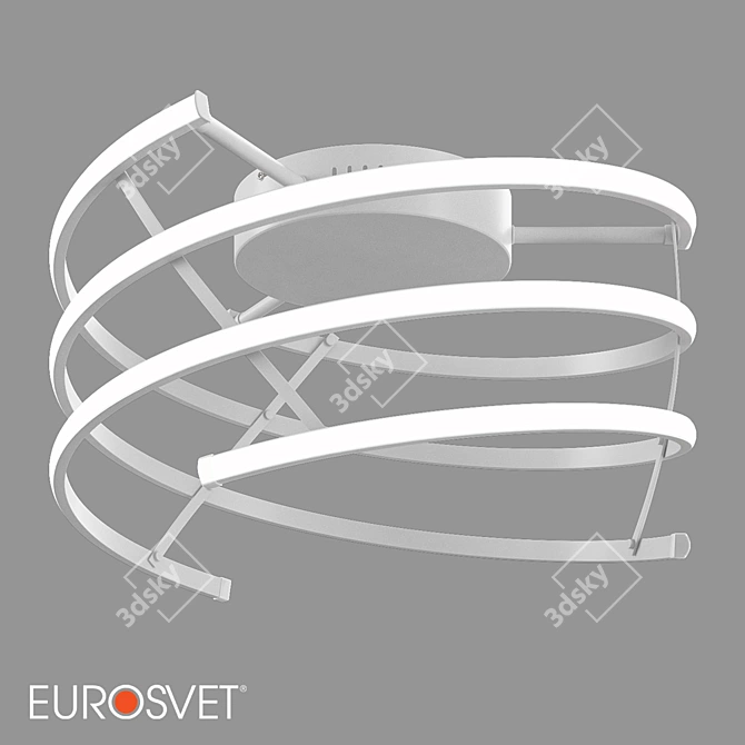 Eurosvet Breeze LED Ceiling Light 3D model image 4
