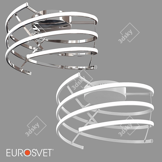 Eurosvet Breeze LED Ceiling Light 3D model image 5