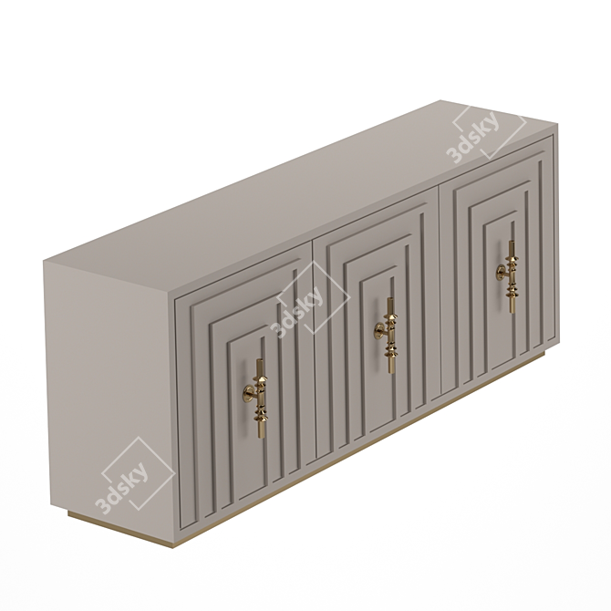 Luxury Cazarina Largo Cabinet: Exquisite Design & Premium Quality 3D model image 2