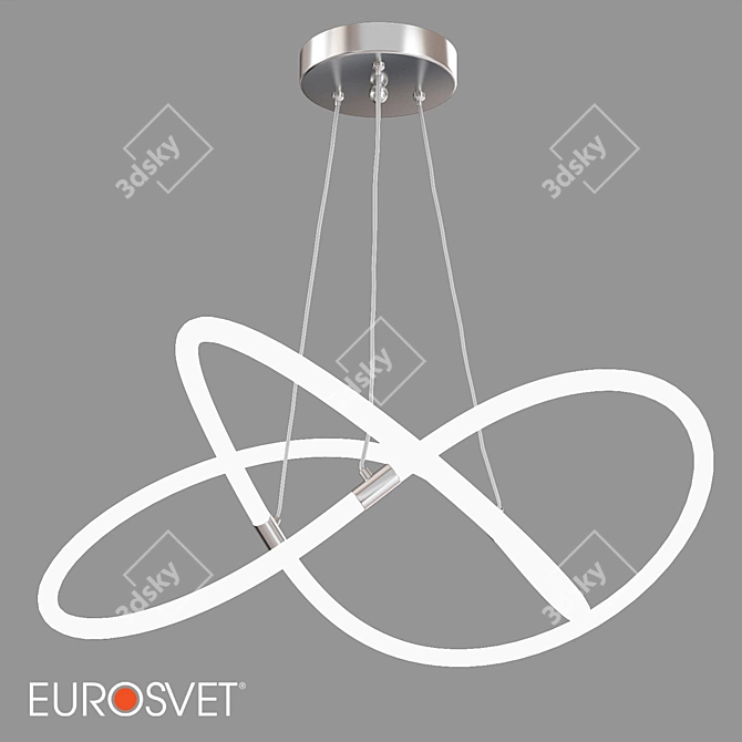 OM LED Chandelier: Smart Home Eurosvet 3D model image 1