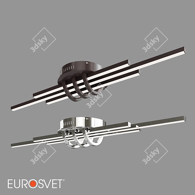 Eurosvet Skyline LED Ceiling Light 90243/3 3D model image 1