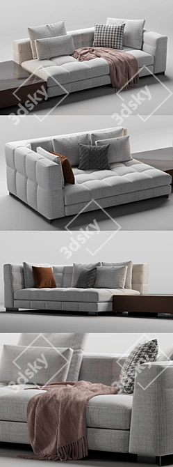 Modern Minotti Blazer Sofa 3D model image 2