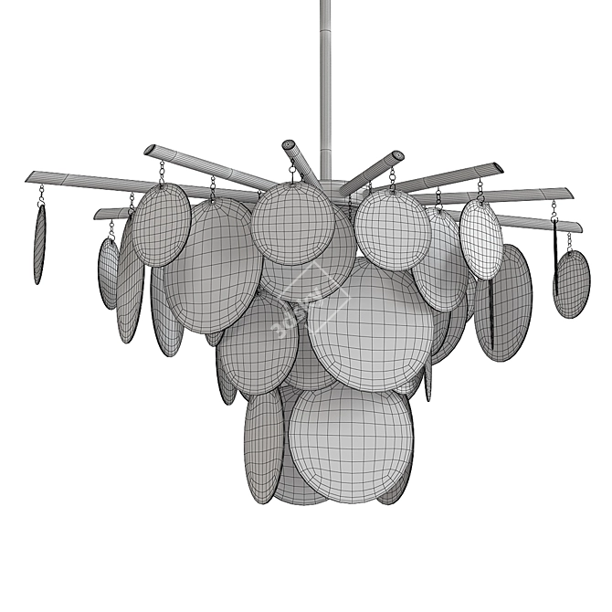 Elegant Nimbus Lamp by CTO 3D model image 2