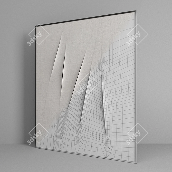 Spatial Concept by Lucio Fontana 3D model image 4