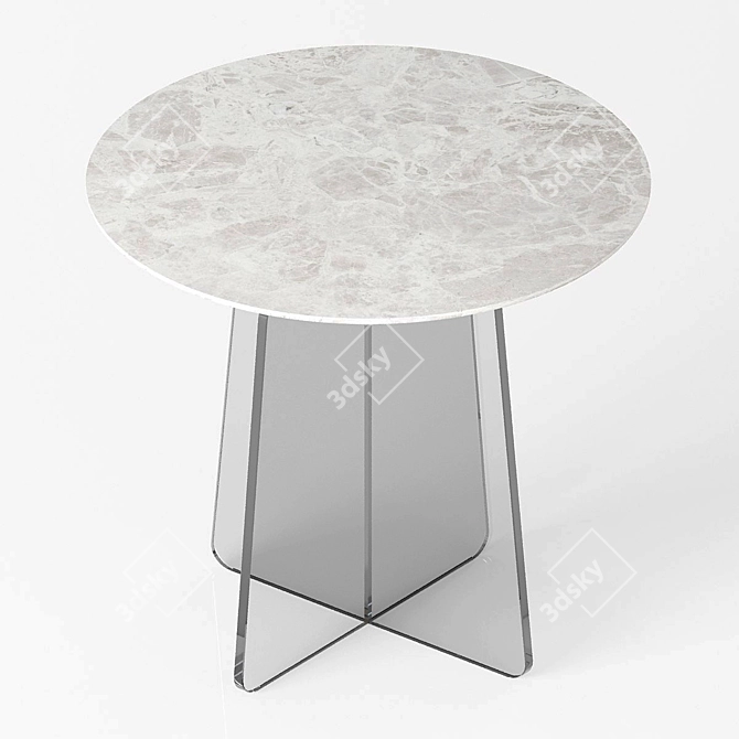 Elegant Cupola Side Table - Stylish and Functional 3D model image 2