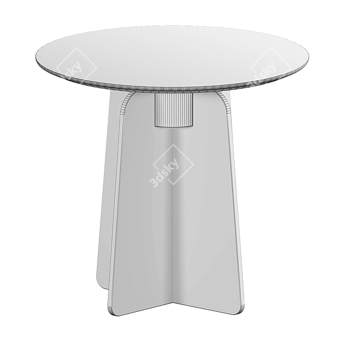 Elegant Cupola Side Table - Stylish and Functional 3D model image 3