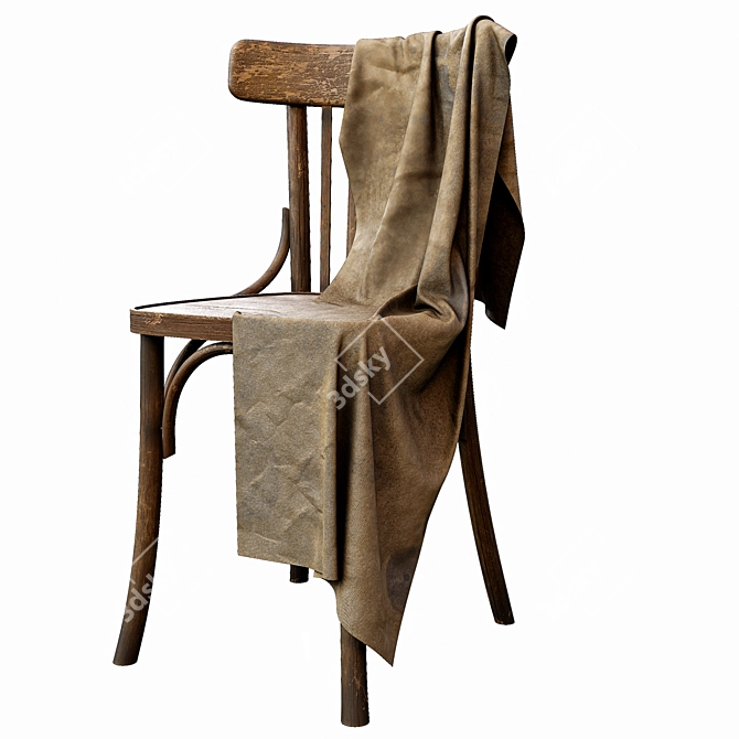 Vintage 2015 Chair 3D model image 1