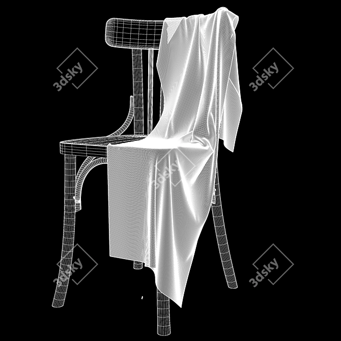 Vintage 2015 Chair 3D model image 6