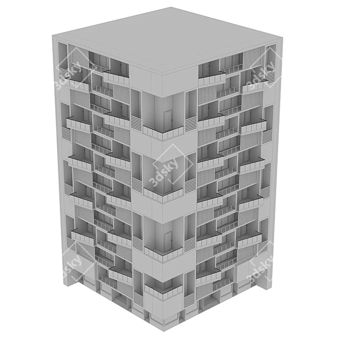 Cornerstone Residential Building Kit 3D model image 5