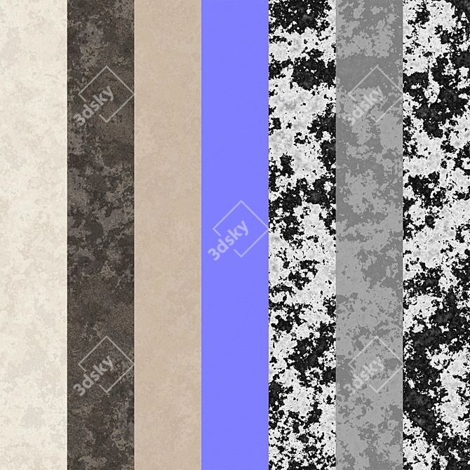 Decorative Concrete Plaster, Seamless Textures 3D model image 7