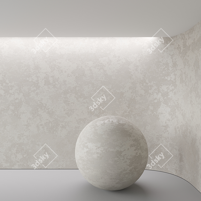 Decorative Concrete Plaster, Seamless Textures 3D model image 10