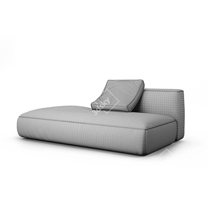Stone Essence Sofa: Luxurious Comfort 3D model image 3