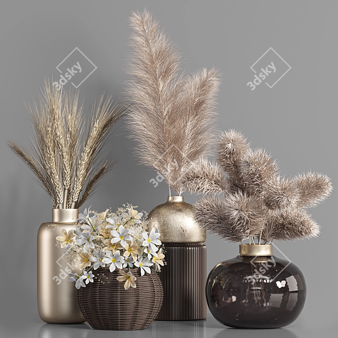 Pampas Bouquet: Max 2018 3D model image 1