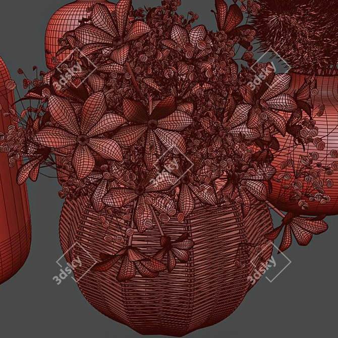 Pampas Bouquet: Max 2018 3D model image 5