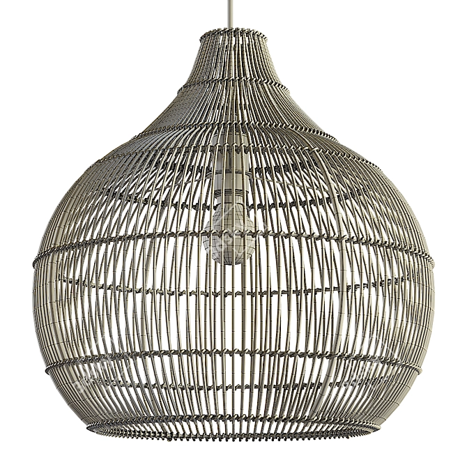 Modern Rattan Chandelier - Aliexpress 3D model image 5