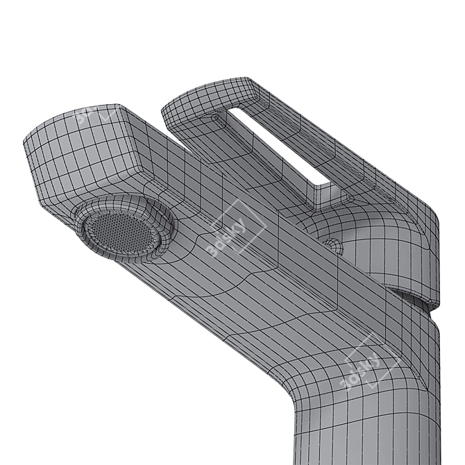 Cersanit MILLE Basin Mixer 3D model image 11