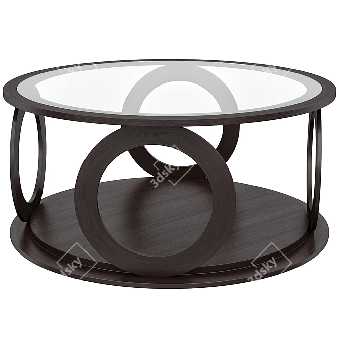 Baobab Coffee Table: Stylish and Versatile 3D model image 1