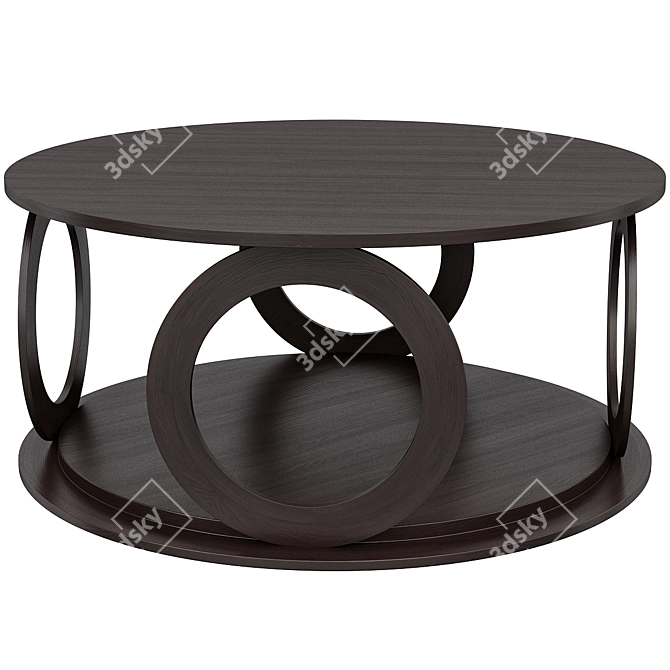 Baobab Coffee Table: Stylish and Versatile 3D model image 2