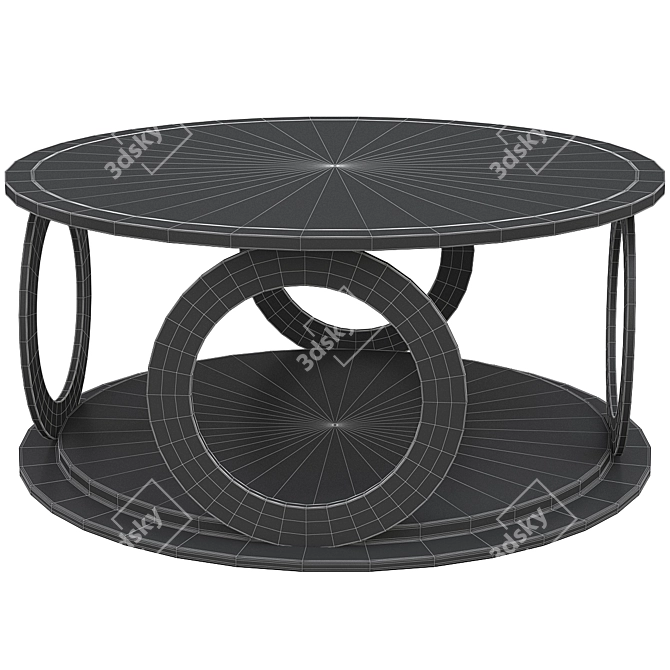 Baobab Coffee Table: Stylish and Versatile 3D model image 3